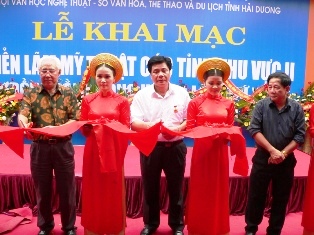 Hải Dương: Khai mạc Triển lãm Mỹ thuật các tỉnh Khu vực II (Đồng bằng sông Hồng) lần thứ XIV